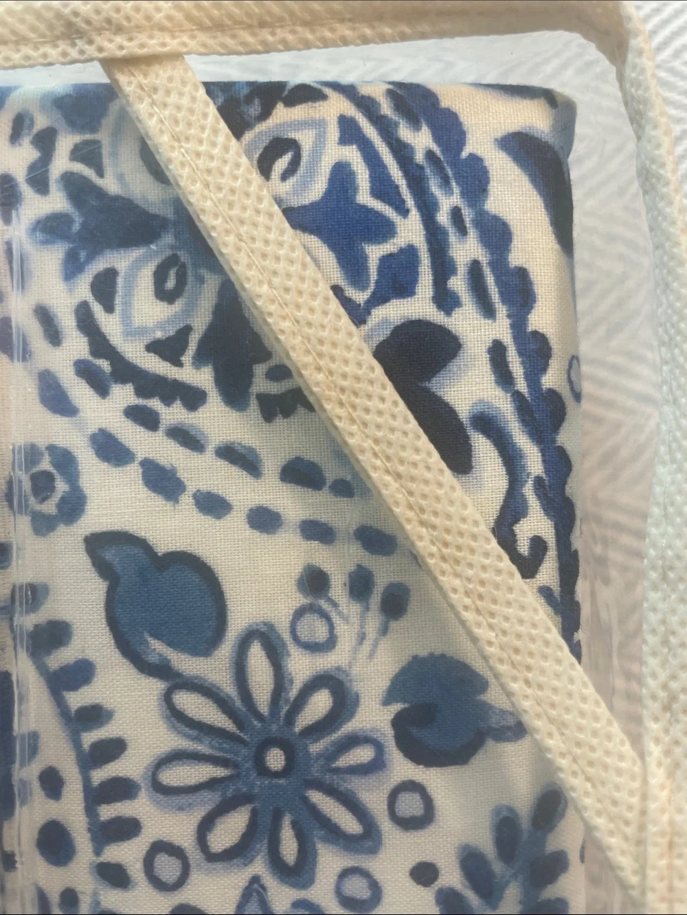 Opalhouse Blue and White Paisley Duvet Cover Set w/Sham Twin XL New in Package